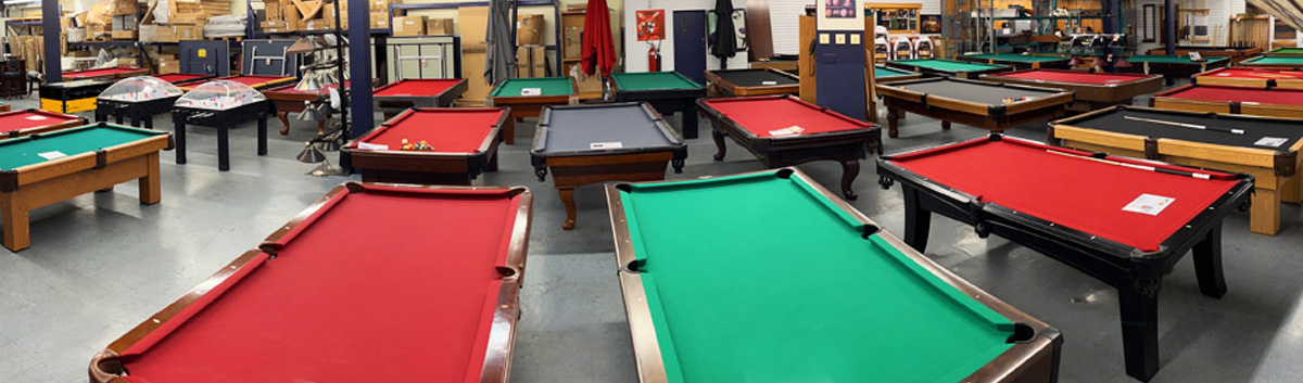 Tables de billard usagées