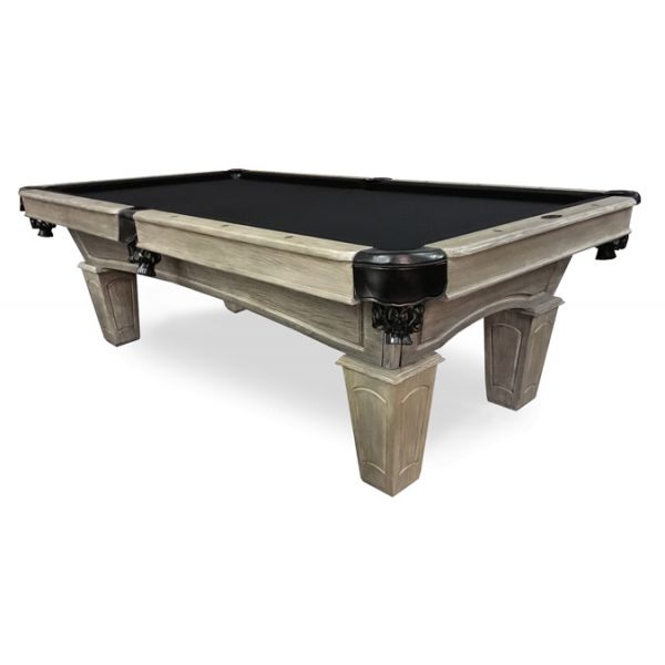 Table de billard 7 pieds exceptionnelle démonstrateur de plancher Majestic Pioneer Code : TAMAPIOGRY7-LAVAL
Fabriquée en bois massif Européen et Nord Américain fini gris bois de grande rustique, avec ardoise naturelle d'un pouce d'épaisseur, poches en cu