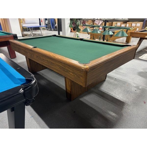 Table de billard usagée format 8 pieds avec ardoise naturelle 3/4 de pouce Code : TABLE568NN8P