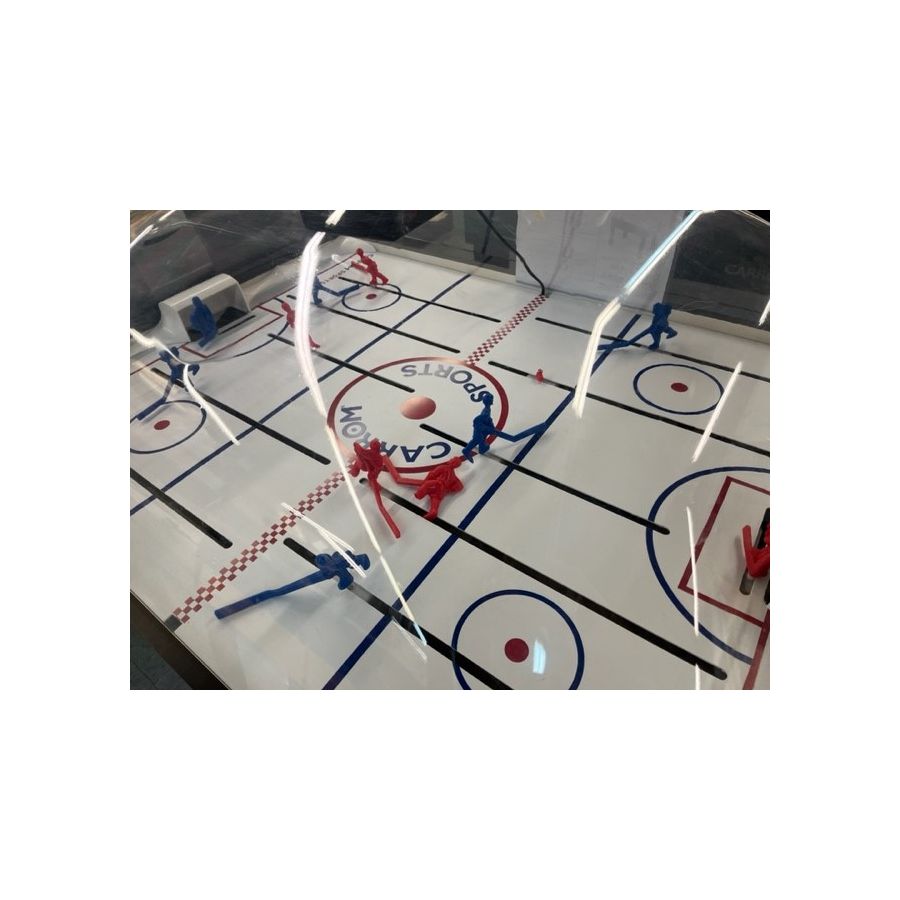 Table de Hockey Carrom Dome à tiges en fibre de verre démonstrateur de