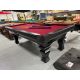 Table de billard usagée Kasdali 8 pieds avec ardoise naturelle 1 pouce Code : TABLE503KAS8P
Fabriquée avec Ardoise d'un pouce, bois massif et bois d'ingénierie fini Noir, pattes fuselées, poches en cuir véritable et synthétique noires et tapis de billard