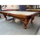 Table de billard usagée 9 pieds Legacy Mallory avec ardoise un pouce et pattes carrées Code: TABLE470LEG9P
Fabriquée en bois massif, ardoise naturelle d'un pouce d'épaisseur, poches en cuir véritable et pattes carrées. Inclut une garantie d'un an, un tap