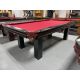 Table de billard démonstrateur de plancher Majestic deux tons 8 pieds avec ardoise naturelle 1 pouce Code: TABLE482MAJ8P
Fabriquée avec bois massif et bois d'ingénierie de teinte Noire et Noyer, tapis neuf Championship Invitational Bourgogne muni de prot