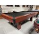 Table de billard usagée Canada Billard Celebrity 8 pieds avec ardoise naturelle 1 pouce Code : TABLE517CBB8P
Fabriquée avec Ardoise d'un pouce, bois massif et bois d'ingénierie au fini Noyer, pattes carrées, poches encastrées et tapis Noir. 
Inclut une 