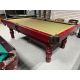 Table de billard usagée Canada Bilard 8 pieds avec ardoise naturelle 1 pouce Code : TABLE521CBB8P
Fabriquée avec Ardoise d'un pouce, bois massif et bois plaqué fini Acajou Rouge, pattes tournées, poches en cuir et tapis Khaki. 