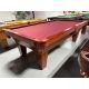 Table de billard usagée Connelly Billiards 8 pieds fini Noyer avec ardoise naturelle 3/4 de pouce Code: TABLE542CON8P
Fabriquée en bois massif et bois d'ingénierie, ardoise naturelle 3/4 de pouce, poches en cuir véritable, tapis Championship Invitational