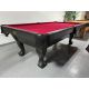 Table de pool usagée 8 pieds Canada Billard en bois massif de teinte noir et ardoise naturelle  Code : TABLE551CBB8P
Fabriquée en bois massif, poches en cuir véritable, tapis neuf Championship Invitational Rouge muni de protection 