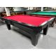 Table de billard usagée de marque Brunswick Bayfield 8 pieds fini noir avec tapis Rouge et ardoise 1 pouce Code : TABLE607BRU8P
Fabriquée en bois de bois massif et bois d'ingénierie, poches en cuir véritable avec franges, ardoise naturelle 1 pouce, un t