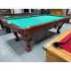 Table de pool usagée Canada Billard Americana 8 pieds fini Noyer avec ardoise 1 pouce et tapis Vert Moori 500 Code : TABLE611CBB8P
Fabriquée en bois de bois massif, pattes boule et griffe en bois gravé, poches en cuir véritable, ardoise naturelle 1 pouce