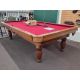 Table de billard usagée 9 pieds Palason Citadelle avec bandes et pattes en Chêne massif Code: TABLELIQ136OTT 
Fabriquée en bois de Chêne massif et bois d'ingénierie plaqué en Chêne naturel, ardoise naturelle 1 pouce, poches en cuir véritable, tapis Bourg