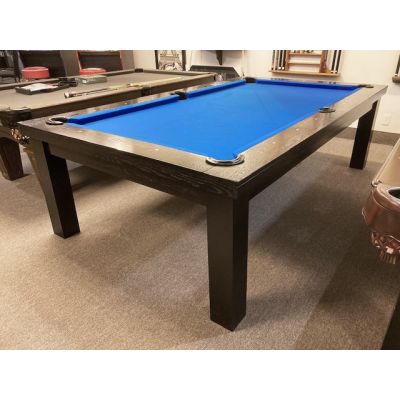 Table de billard moderne noire Palason Deville 8 x 4 pieds modèle de plancher Code : TAPADEVILLE8