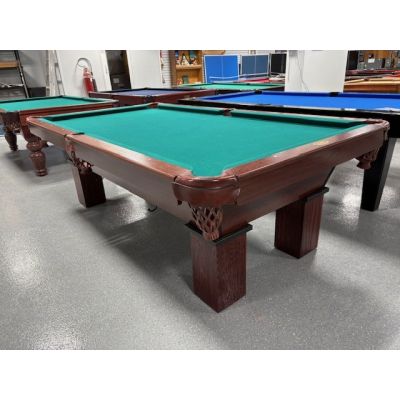 Table de billard usagée Palason Billard modèle St-Laurent 8 pieds avec ardoise naturelle 1 pouce Code : TABLE460PAL8P