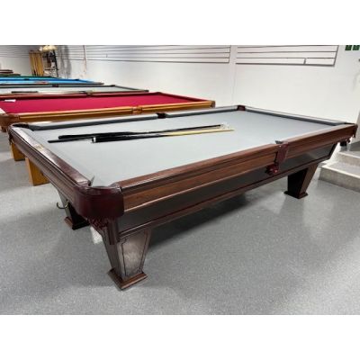 Table de billard usagée Brunswick Ventura 8 pieds avec ardoise naturelle 1 pouce Code : TABLE465BRU8P