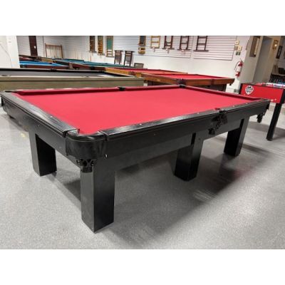 Table de billard usagée 9 pieds Palason Deluxe avec 6 pattes et ardoise naturelle TABLE486PAL9P