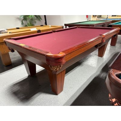 Table de billard usagée Connelly Billiards 8 pieds fini Noyer avec ardoise naturelle 3/4 de pouce Code: TABLE542CON8P