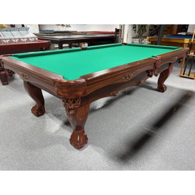 Table de billard usagée Palason Contessa avec ardoise naturelle 8 pied fini Rouge Caesar TABLE546PAL8P