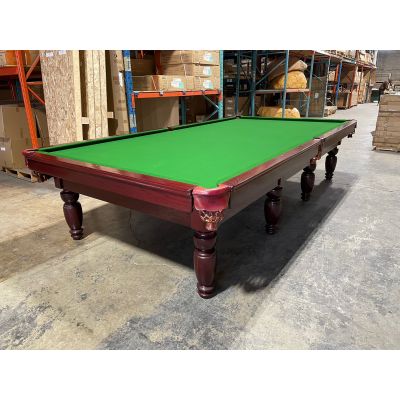 Table de snooker antique format 12 pieds de marque Palason Citadelle avec 8 pattes en Chêne massif TABLE559PAL12S