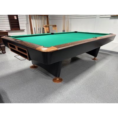 Table de billard usagée Brunswick Gold Crown 9 pieds avec ardoise naturelle d'un pouce Code : TABLE564BRU9P