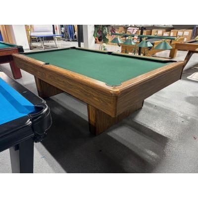 Table de billard usagée format 8 pieds avec ardoise naturelle 3/4 de pouce Code : TABLE568NN8P