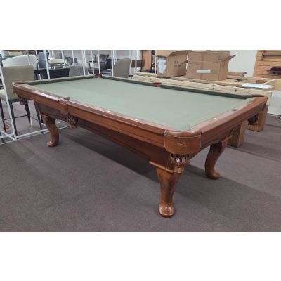 Table de billard 8 pieds Legacy Stallion avec ardoise d'un pouce d'épaisseur et pattes de style Reine Anne Code: TABLELIQ121-OTT 