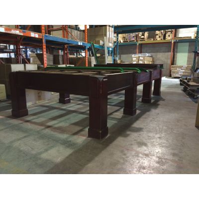 Table de snooker antique format 12 pieds de marque Burroughes and Watts LTD TABLE225BW12S